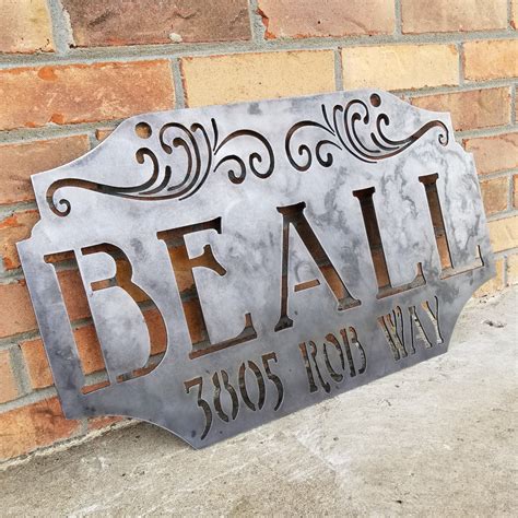 custom made metal house signs|decorative metal signs custom made.